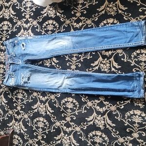 Rock revival lowrise mana cuff straight jeans, size 24